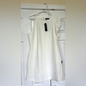 Dinah White One-Shoulder Dress— Lulus